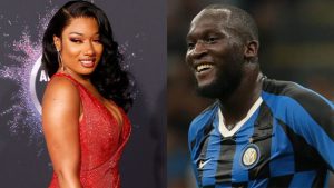 Romelu Lukaku y Megan Thee Stallion muy románticos en la boda de Lautaro Martínez