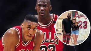 Un complejo triángulo amoroso: el hijo de Michael Jordan, Scottie Pippen y su ex