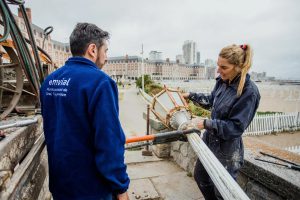 Intervención de las farolas de la Rambla