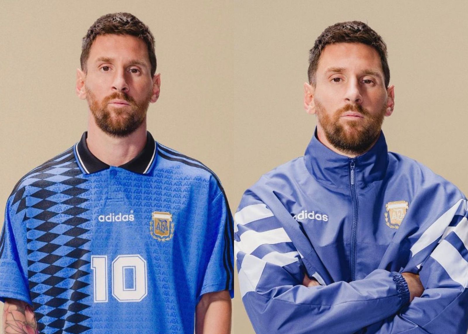 Lionel Messi presentó la nueva camiseta de la selección argentina