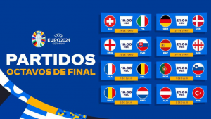 Confirmados los encuentros de Octavos de Final de la EURO 2024: Fechas y horarios en Argentina