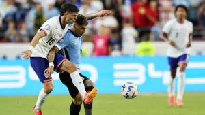 Uruguay venció a Estados Unidos rumbo a los cuartos de final de la Copa América